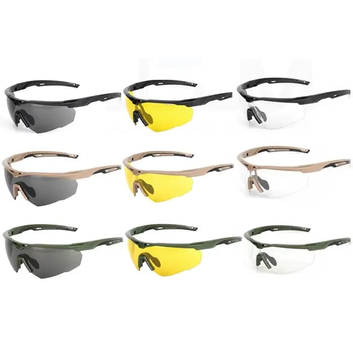 JSJM nouvelles lunettes de tir tactiques professionnelles Sports de plein air coupe-vent anti-poussière sécurité