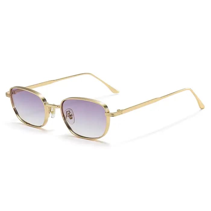 DDDLONG mode petit carré rétro lunettes de soleil femmes classique Vintage Punk lunettes de soleil p