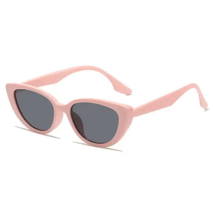 Lunettes de soleil œil de chat roses 2026 pour femmes, nouveau modèle haut de gamme marron foncé pou