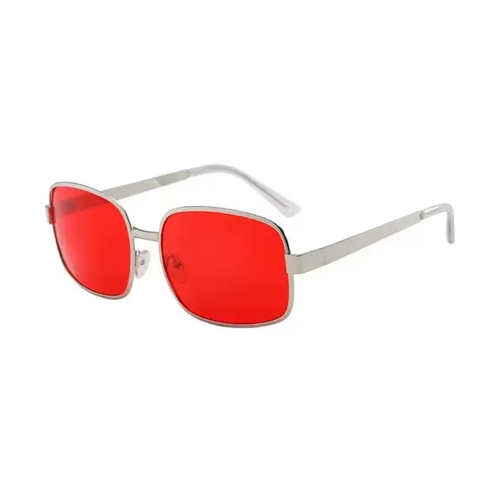 Lunettes de soleil métalliques à grande monture européennes et américaines pour hommes et femmes, av
