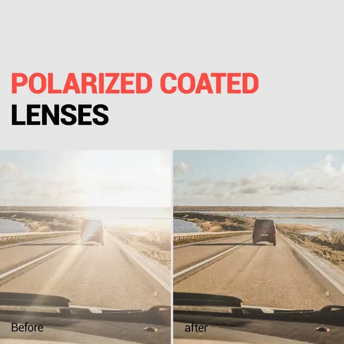 Kapvoe nouveau extérieur hommes lunettes de soleil polarisées légères