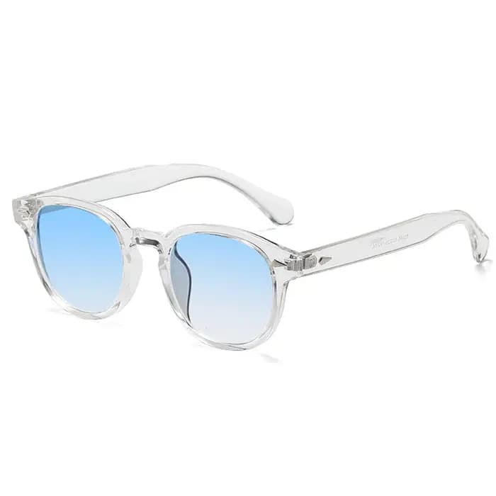 Lunettes de soleil rondes rétro de qualité JNPCXI