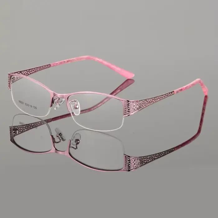 Reven Jate demi-monture lunettes cadre optique Prescription Semi-jante