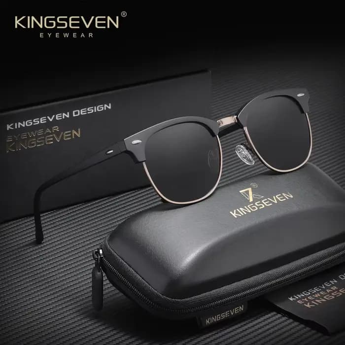 KINGSEVEN luxe casual grand cadre lunettes de soleil femmes crème solaire mode polarisé UV400 lunett