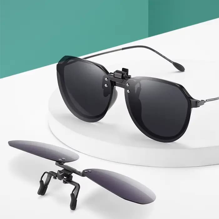 Lunettes de soleil à clip pour hommes et femmes