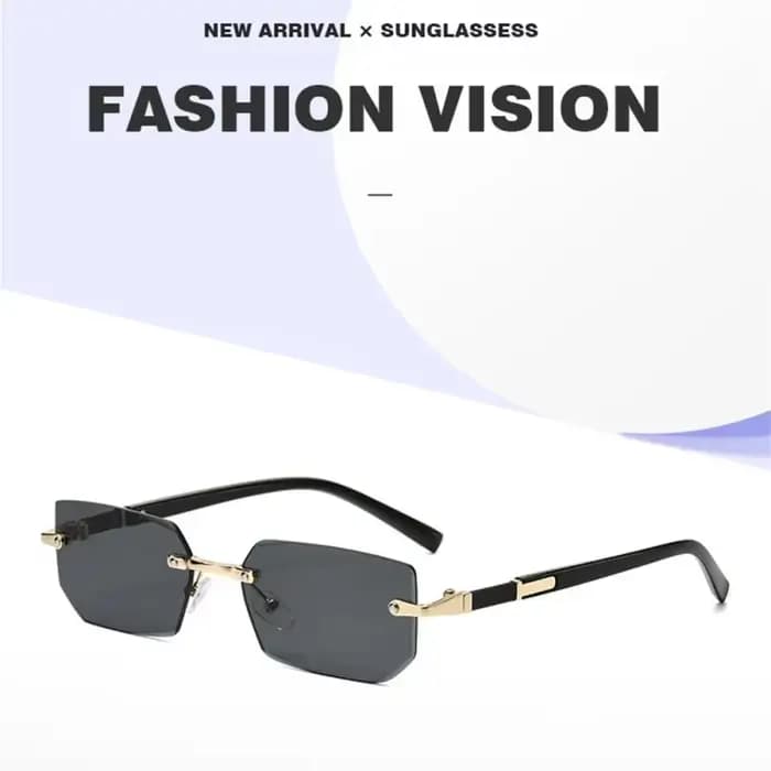 2025 lunettes de soleil sans monture à la mode pour hommes femmes