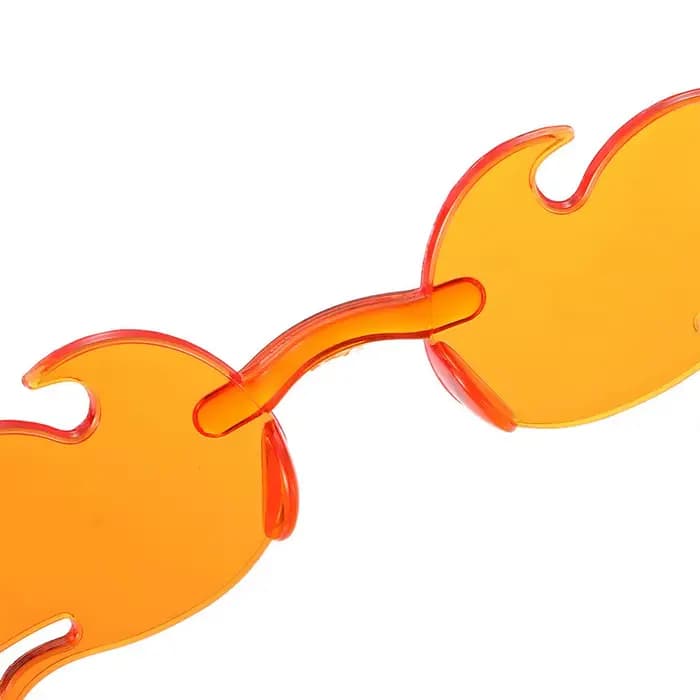 Lunettes de soleil flamme de feu