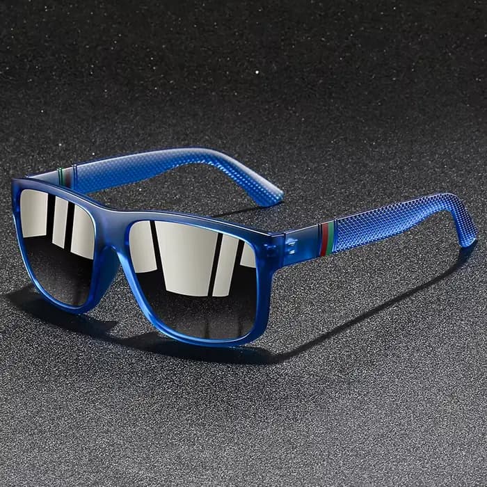 Mode Vintage motif de contrôle carré lunettes de soleil hommes femmes pêche conduite homme marque de luxe concepteur