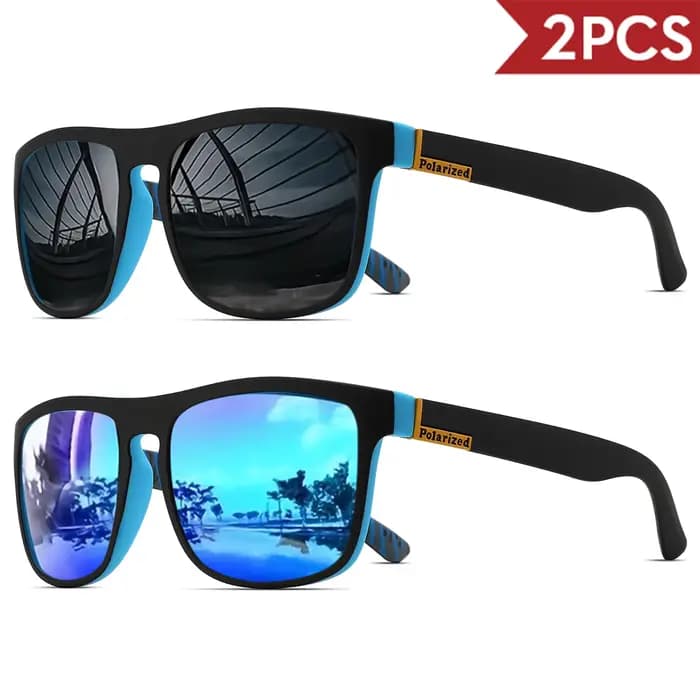 Lunettes de soleil de sport polarisées carrées classiques