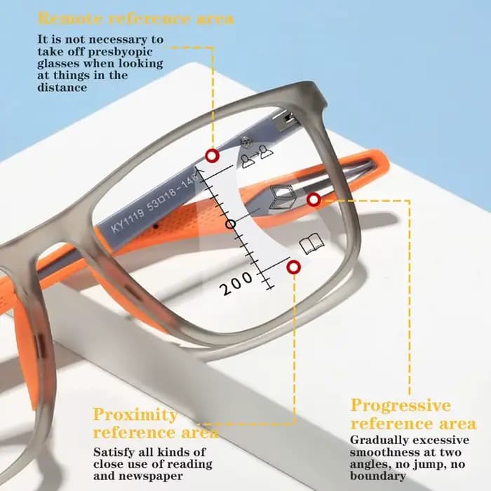 Lunettes de lecture élastiques TR90 pour hommes et femmes