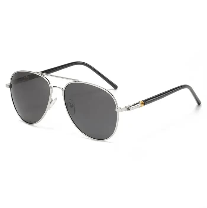 Pilot hommes classique Prescription lecture lunettes de soleil lentille noire fini presbyte lecteurs ombre