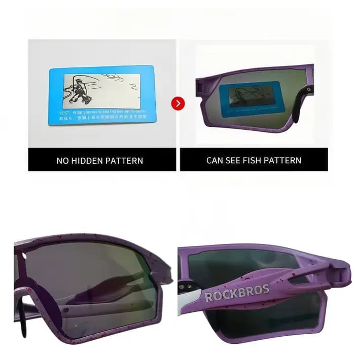 ROCKBROS Lunettes de soleil tendance pour hommes