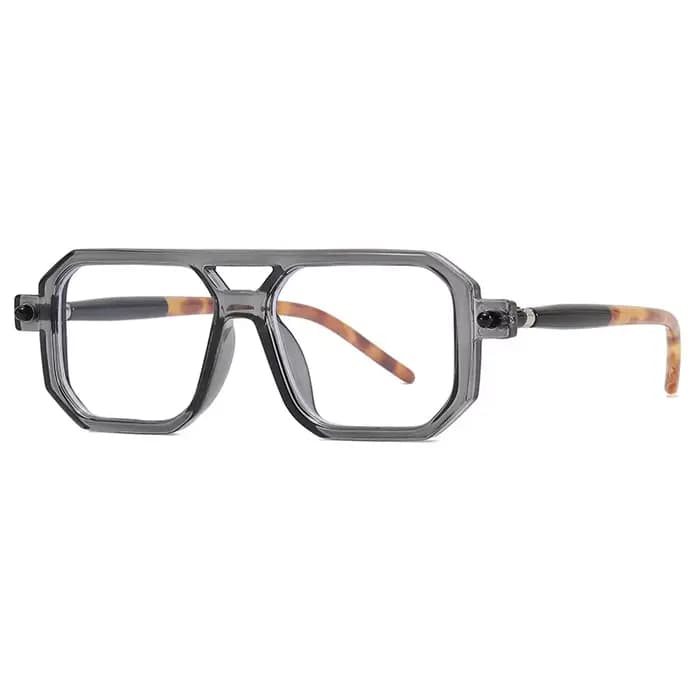 Lunettes à monture épaisse surdimensionnée pour hommes