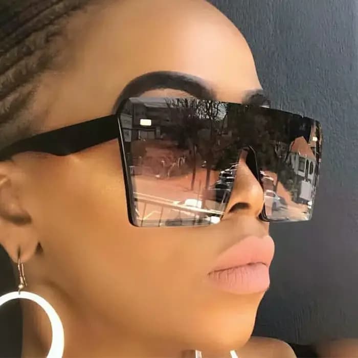 Lunettes de soleil carrées vintage pour femmes