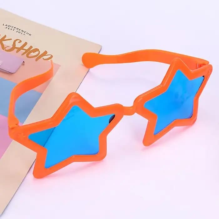 Lunettes de Soleil Rétro en Forme d'Étoile pour Adulte