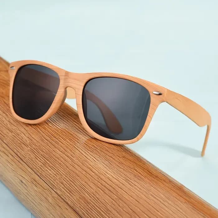Lunettes de soleil en bois de bambou pour hommes et femmes