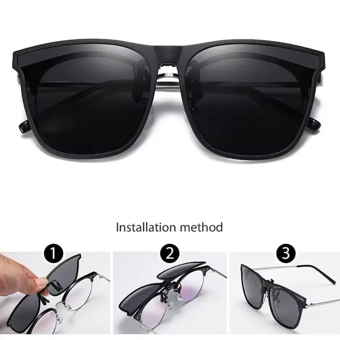 Lunettes de soleil polarisées à Clip