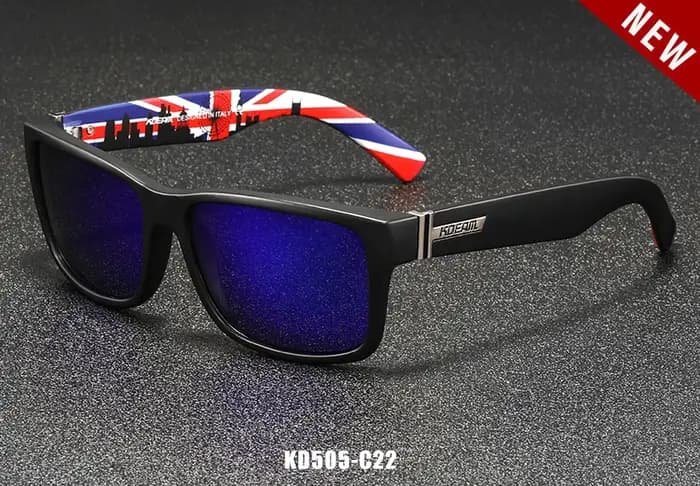 KDEAM Revamp de Sport hommes lunettes de soleil polarisées couleurs choquantes