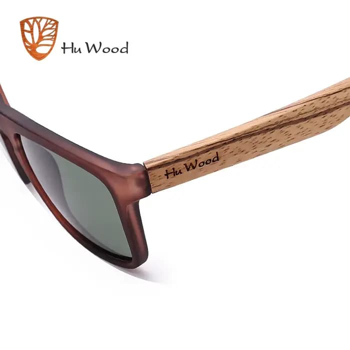 HU WOOD lunettes de soleil pour hommes bois de zèbre