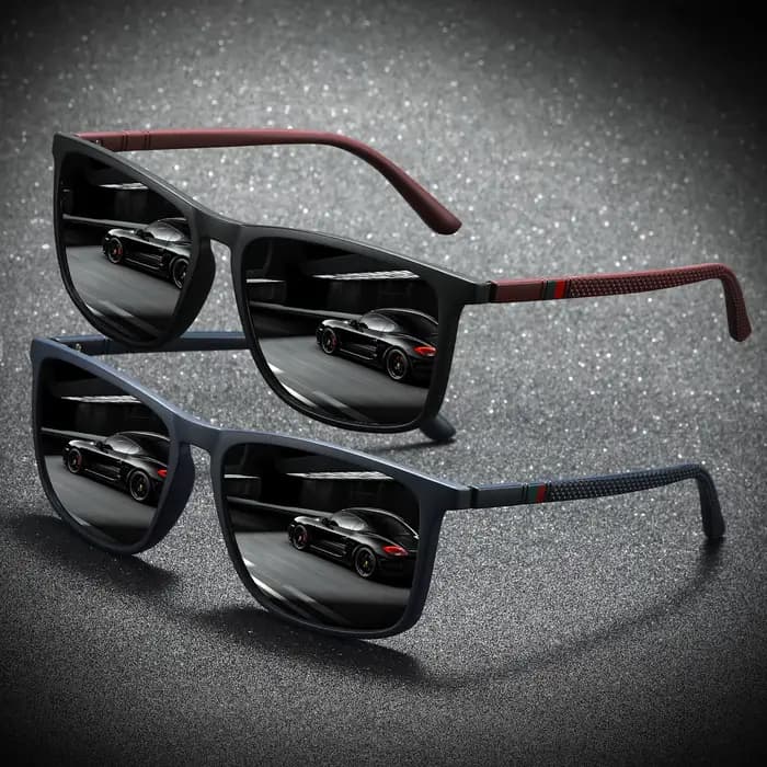 Lunettes de soleil polarisées carrées 2023