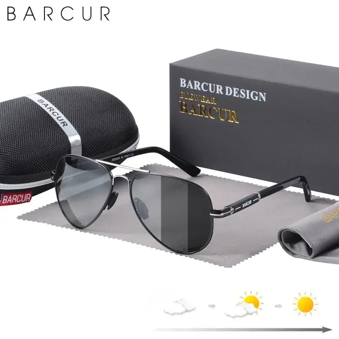 Lunettes De soleil polarisées pour hommes BARCUR