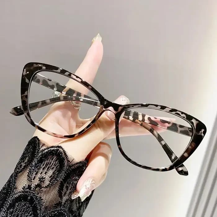 Lunettes de vue œil de chat violet