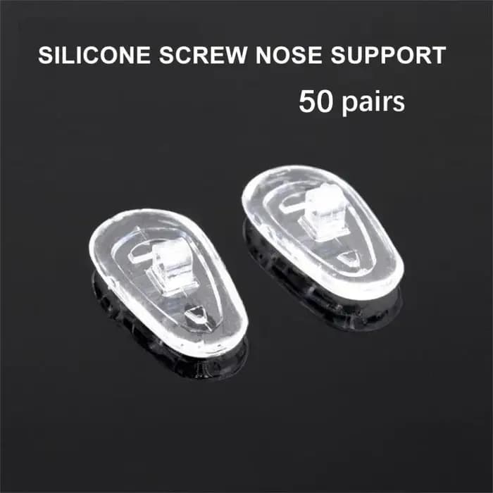 10/20/50 paires/ensemble plaquettes nasales en Silicone pour lunettes