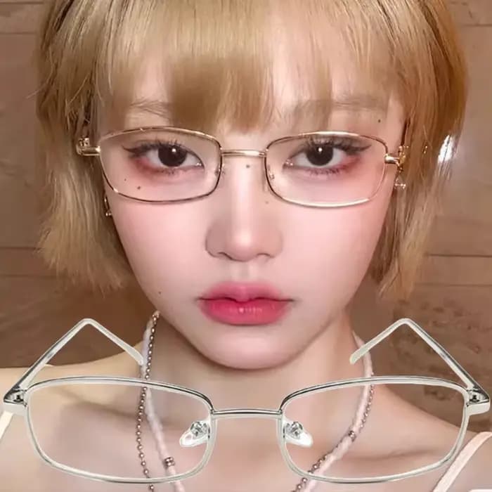 Lunettes carrées Harajuku de Style japonais pour femmes