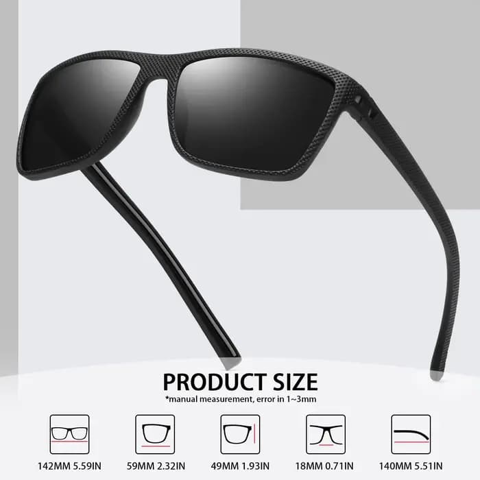 Pack de 3/4 nouvelles lunettes de soleil polarisées colorées pour hommes et femmes adaptées à la con