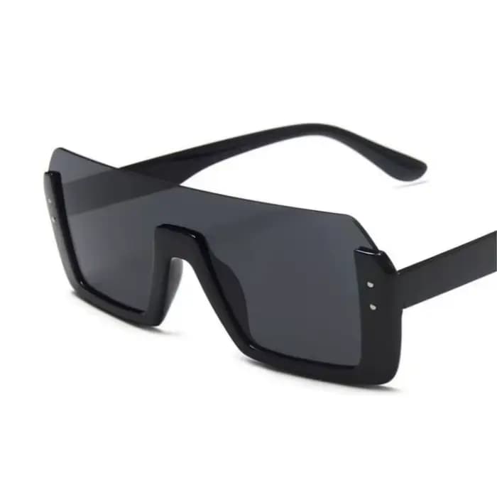 Lunettes de soleil multicolores pour hommes et femmes, nouveau style, grande monture carrée, visage
