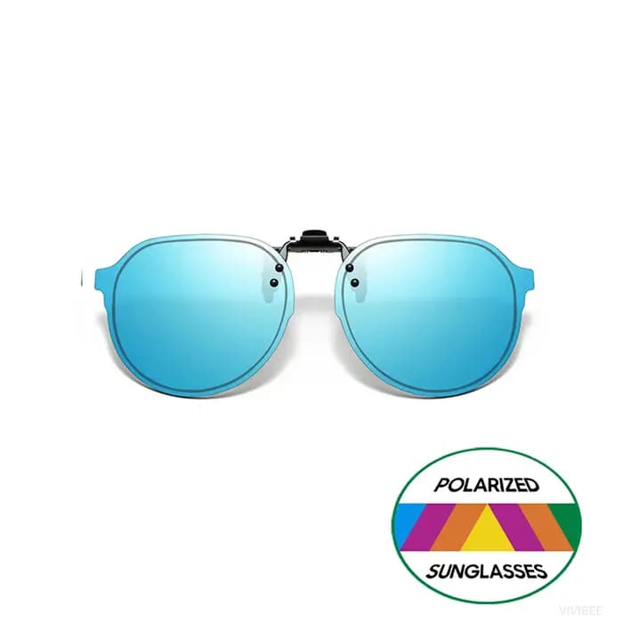 VIVIBEE Flip Up Clip sur lunettes de soleil polarisées hommes conduite femmes pêche UV400 Vision nocturne