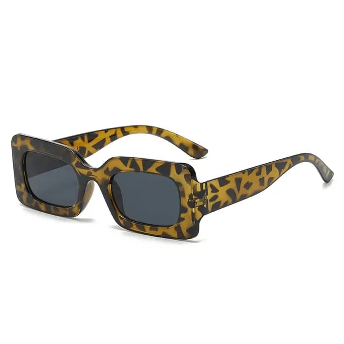 Lunettes de soleil à monture rectangulaire pour femmes
