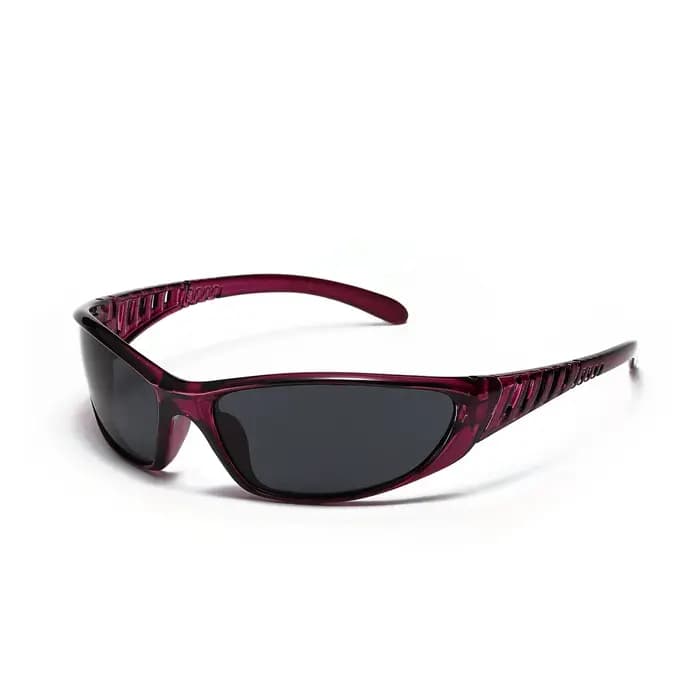 Lunettes de soleil de SPORT argentées pour hommes et femmes
