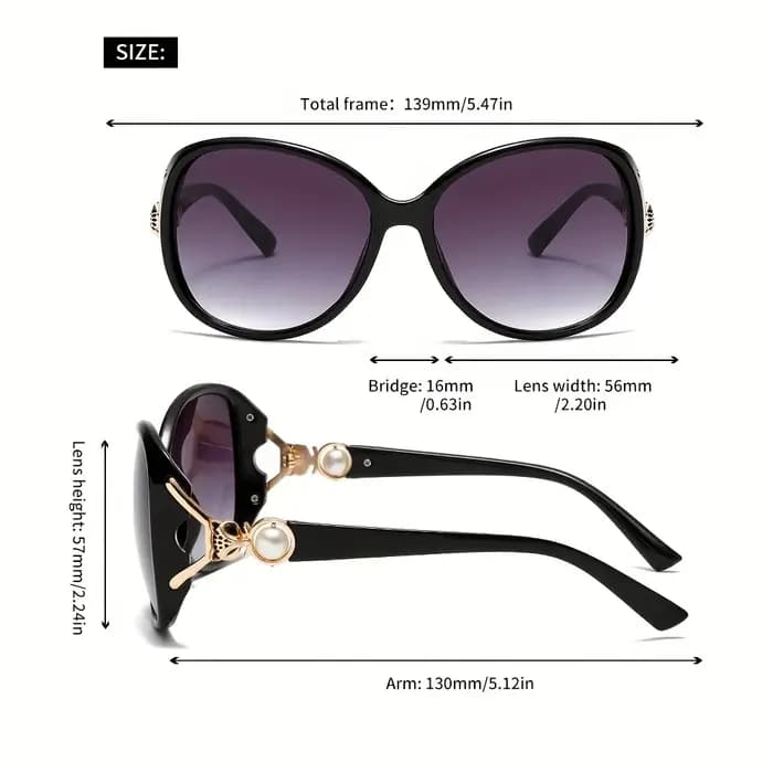 Lunettes pour femmes avec monture en métal violet, verres en polycarbonate, usage quotidien