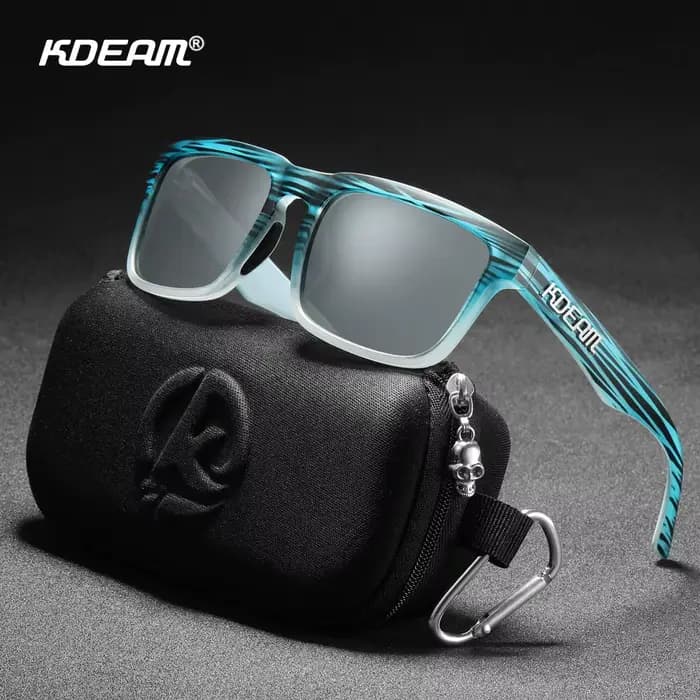 KDEAM-Lunettes de soleil carrées classiques pour hommes et femmes, lunettes de soleil polarisées de