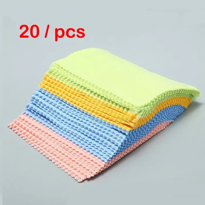 20 pcs/lot multicolore microfibre lunettes de soleil