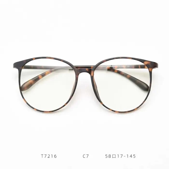 Monture de lunettes ronde surdimensionnée de 150mm pour hommes et femmes