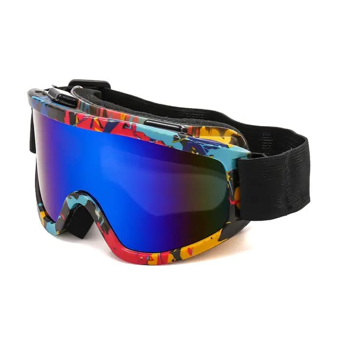 Lunettes de Ski à grand cadre avec lentille colorée