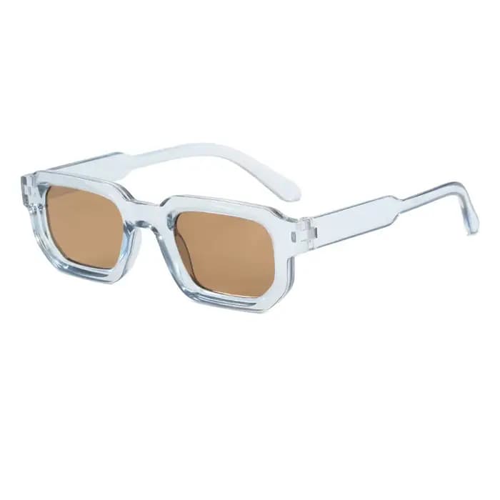 Nouvelles lunettes de soleil vintage à monture rectangulaire pour hommes