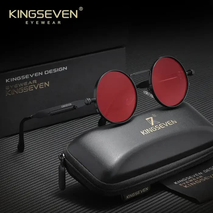 Lunettes de soleil gothiques steampunk de marque KINGSEVEN
