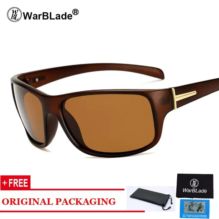 2018 marque de luxe lunettes de soleil polarisées hommes Top qualité mâle