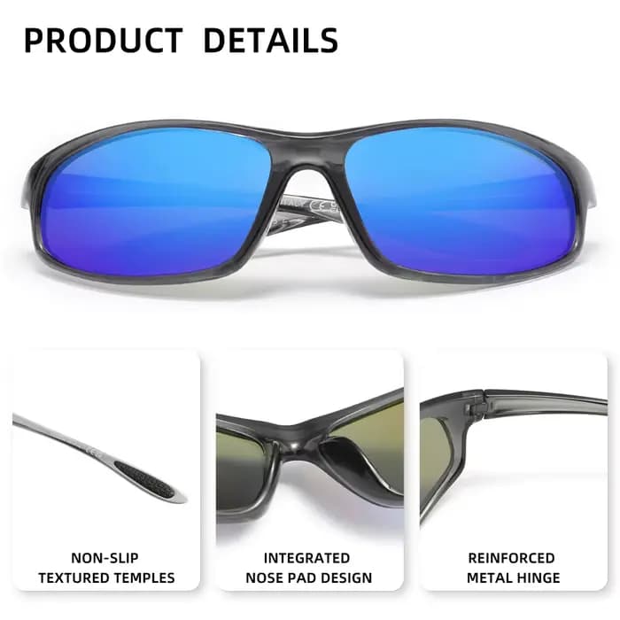 Nouvelle mode équitation lunettes de soleil polarisées vélo hommes lunettes femmes UV400 Anti-ébloui