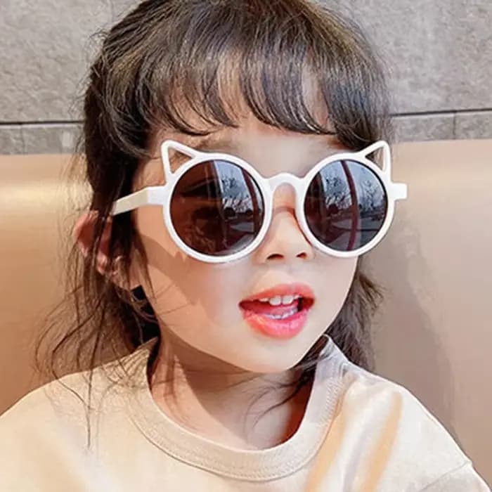 Lunettes de soleil avec oreilles d'animaux de dessin animé pour filles et garçons