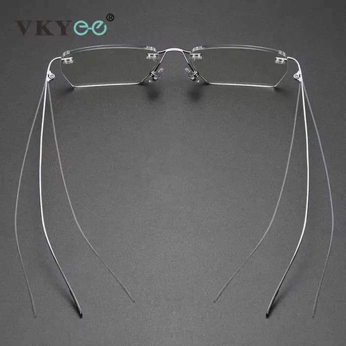 VICKY nouveau Business conception Simple sans monture pur titane lunettes femmes hommes lunettes opt