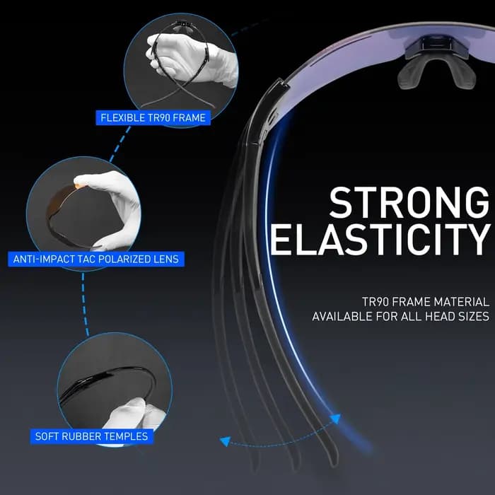 Kapvoe hommes femmes lunettes de cyclisme UV400