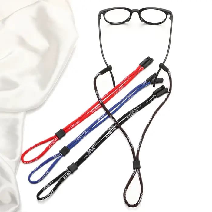 Corde de lunettes de soleil coordonnante pour hommes et femmes