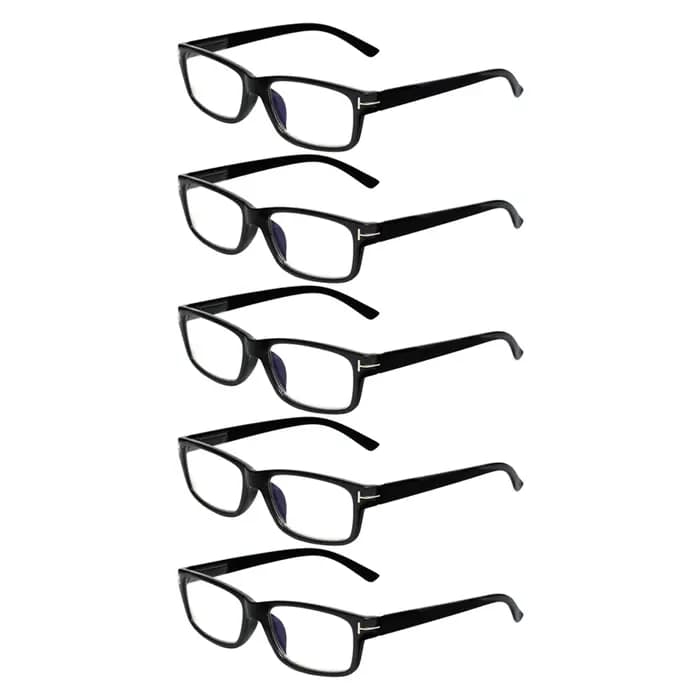 Boncamor lunettes de lecture pour hommes et femmes Anti-lumière bleue charnière à ressort Anti-fatigue