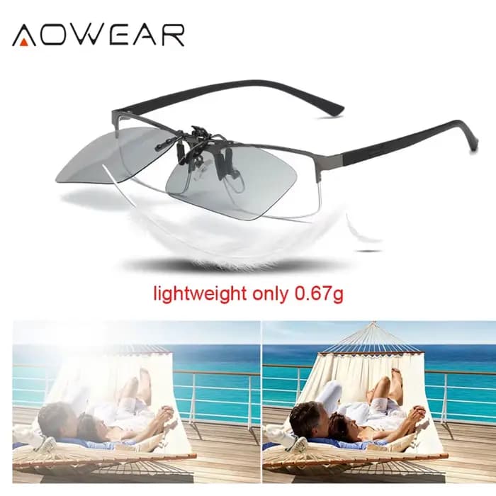 Lunettes de soleil polarisées photochromiques pour hommes