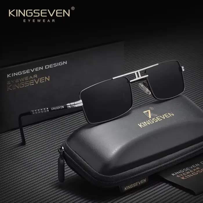 KINGSEVEN Lunettes de soleil vintage populaires unisexe, décontractées, pour la conduite en extérieu