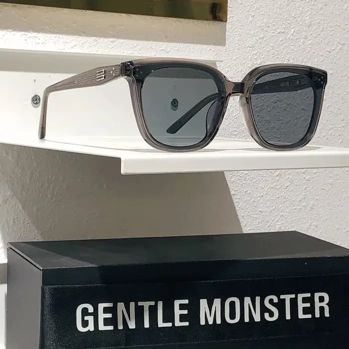 GENTLE MONSTER LOLOE Lunettes de soleil surdimensionnées carrées en acétate pour hommes et femmes